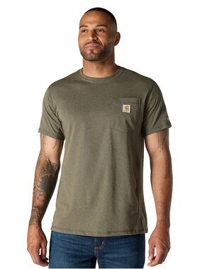 Carhartt Force Relaxed Fit T-Shirt Olive Green  Men’s Small Performance